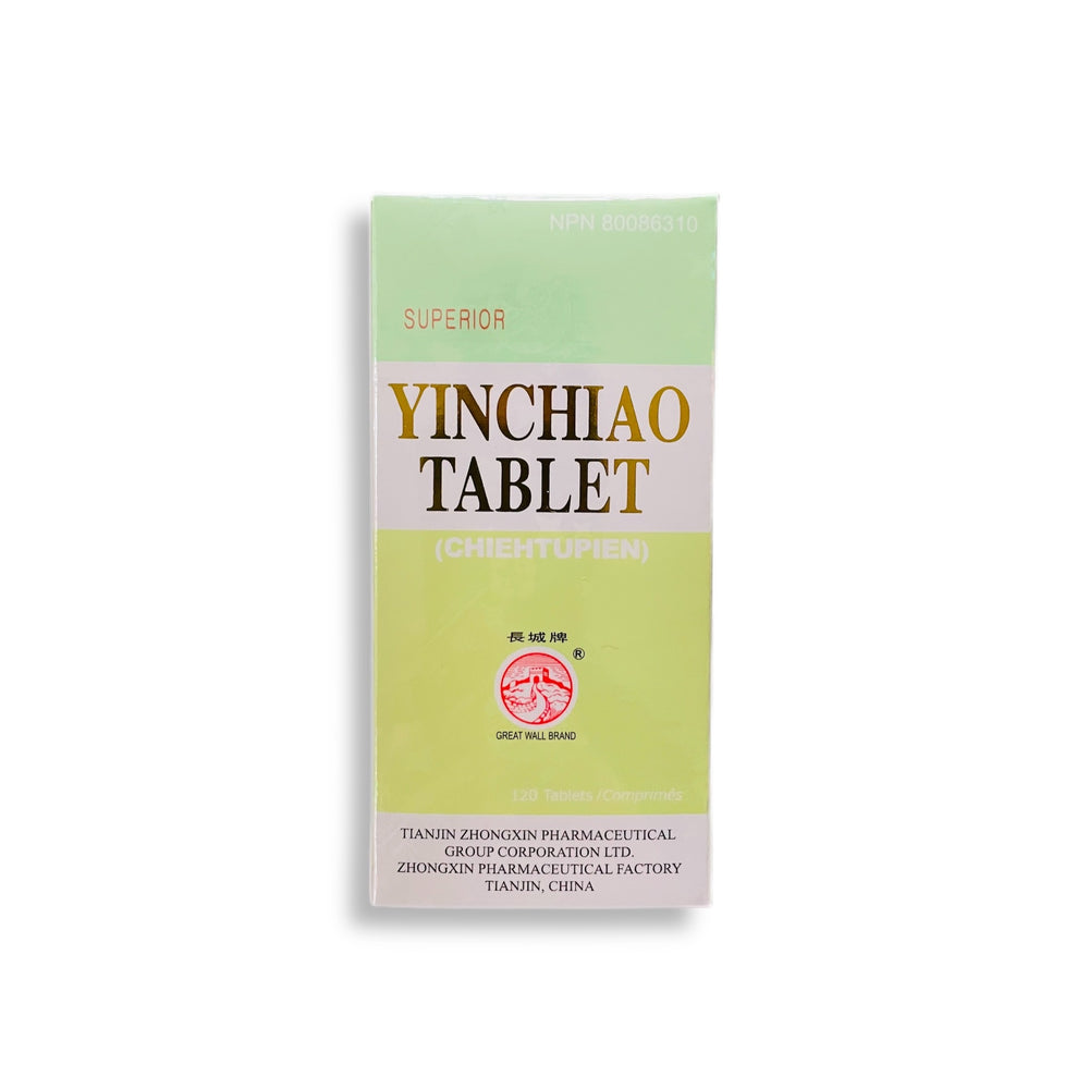 YinChiao Tablet  Chiehtupien ( Yi Qiao Jie Du Pian) 120 Tablets